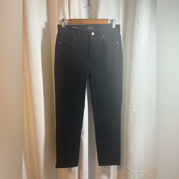 Talbots navy blue corduroy straight leg pants Size 2 Petite EUC! 0333 - Picture 2 of 12